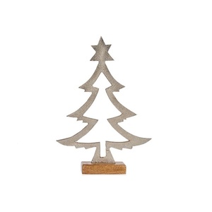 Gold <b>Spiral</b> Wire Christmas <b>Tree</b> with Star Topper and Round Base Modern Tabletop Decor X Mas <b>Tree</b> for Easter Christmas Gift - Product Image 2