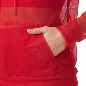 Sweat-shirt à capuche unisexe en maille transparente, surdimensionné, 100% polyester, pull à capuche, vêtements de nuit d'été, vêtements de club sexy, sweats à capuche transparents - Product Image 4