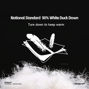 Chaqueta Impermeable para Hombre, 90% Plumón, Cuello Alto, para Invierno, al Aire Libre, Blazer al por Mayor - Product Image 4