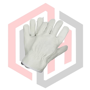 Goatskin Leather Safety Driver Gloves General Purpose Abrasion Resistant Anti-static Breathable Silicone-free <b>Fire</b> Fighting - Product Image 1