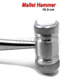 Juego de instrumentos quirúrgicos de acero inoxidable de alta calidad para implantes, injertos, extracciones y división ósea, con martillo ortopédico manual - Product Image 4