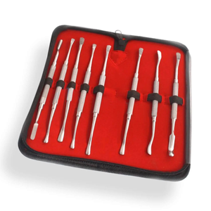 ชุดตะไบกระดูก 8 ชิ้น สำหรับศัลยกรรมทันตกรรม ศัลยกรรมกระดูกสัตว์  ทำจากสแตนเลสสตีล  ชุดเครื่องมือขึ้นรูปกระดูกแบบสองด้าน - Product Image 1