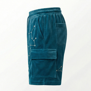 Shorts Cargo Unisex de Terciopelo, Diseño Sólido, Ecológicos, Transpirables, de Secado Rápido, Tendencia de Verano, Oficiales de Maluza Industries - Product Image 4