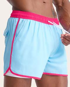 Wholesale <b>Mens</b> Custom 2 in 1 Sports <b>Shorts</b> Double Layer Premium Running Gym <b>Shorts</b> With Compression Inner Liner <b>Quick</b> <b>Dry</b> Fabric - Product Image 2