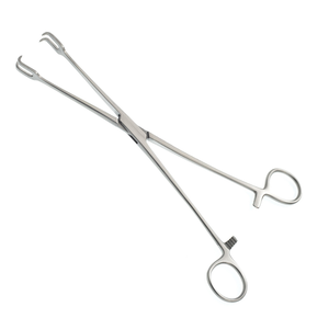 เครื่องมือผ่าตัดจับมดลูกแบบตรง ทำจากเหล็กกล้าไร้สนิม ยี่ห้อ Schroeder Vulsellum Forceps ขนาด 9 1/2 นิ้ว สำหรับนรีเวชวิทยา - Product Image 1
