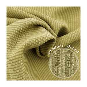 Vente flash - Tissu côtelé en POLYESTER/MODAL pour vêtements de yoga et de sport - Product Image 1