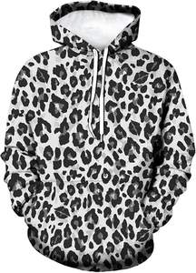 Sudadera con Capucha Superior International Personalizada con Estampado de Leopardo para Hombre y Mujer - Product Image 3
