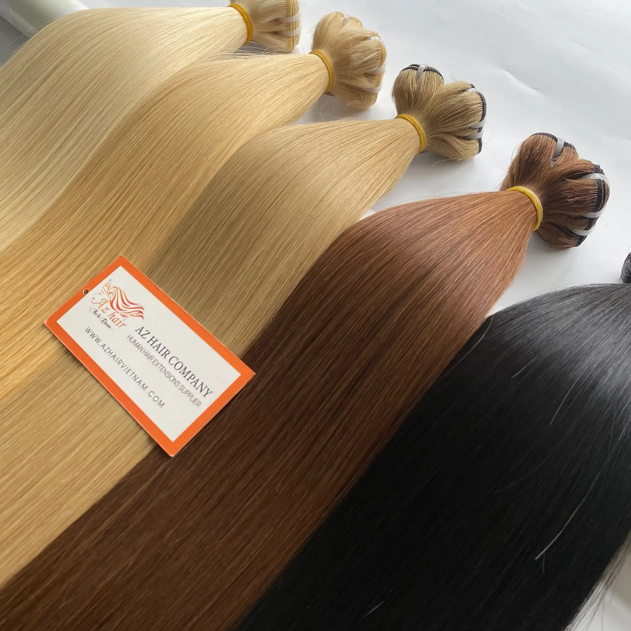 Aanpassen Kleur Vietnamese Ruw Haar Groothandelsprijs Van Fabriek Inslag Hair Extensions Verzending Wereldwijd