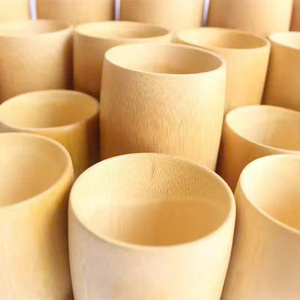Gobelet à boire en bambou naturel 300 ml, design minimaliste, fabriqué à la main, respectueux de l'environnement - Product Image 2