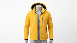 Veste décontractée pour homme à capuche avec fermeture éclair intégrale et plusieurs poches - Product Image 2