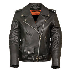 Chaqueta Bomber Vintage Impermeable con Cierre y Cuello Alto, Forro de Seda, Logotipo Bordado de Motociclista, 100% Algodón Ecológico OEM - Product Image 3