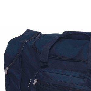 2026 Trendy Sport Style Luxury Weekender Travel <b>Duffel</b> <b>Bags</b> Genuine Leather Custom Logo Foldable Zipper Large Outdoor Wholesale - Product Image 4