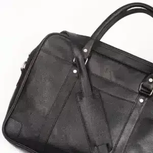 Handcrafted Brown Leather Office Laptop Bag for Men with Elegant Business Carrying Case Custom Logo Available - Product Image 4