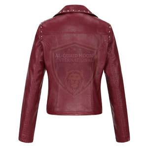 Solid Color <b>Plus</b> <b>Size</b> Leather <b>Jacket</b> Reasonable Price Leather <b>Jacket</b> <b>Light</b> <b>Weight</b> Leather <b>Jacket</b> - Product Image 2