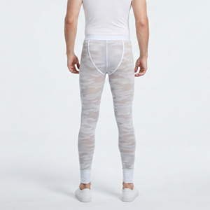 Pantalones de malla transparentes para hombre, ropa de discoteca, leggings ajustados de malla transparente, pantalones transparentes elásticos de cintura alta para hombre - Product Image 2