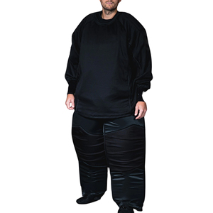 Camiseta de Manga Larga para Portero de Floorball, Negra, Estampada, Personalizable, con Acolchado de Espuma, Transpirable, de Secado Rápido y Protectora - Product Image 2