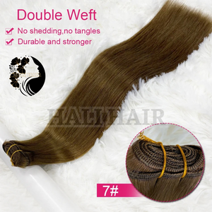 100% Remy Vietnamien Extensions de Cheveux Humains Super Double Dessiné Simple Trame Coupe Droite Haute Qualité Soyeux Pas De Perte Vietnam - Product Image 2