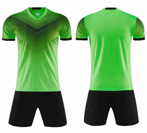 ODM OEM Fully Sublimated Soccer Uniform Set for Unisex 100% Polyester Fabric Short Sleeve Crew Neck Quick Dry Uniform for Men - Product Image 1