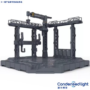 Autres pièces en plastique à l'échelle pour Diorama, Base de Hangar, Modèle Modulaire, Présentoir pour Figurines d'Action, Plateforme d'Entretien Mecha, Rangement - Product Image 4