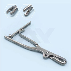 Pinzas de sujeción Farabeuf Lambotte de 22 cm, pinzas de sujeción ósea plegables con trinquete, instrumentos quirúrgicos ortopédicos de acero inoxidable - Product Image 1