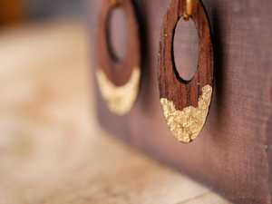 Pendientes de Madera Natural, Joyería Artesanal Hecha a Mano, Ligera y Ecológica, Accesorios para Mujer, Venta al por Mayor de Artículos de Joyería - Product Image 5