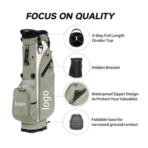 Sac de golf léger et performant avec support stable intégré et poignée ergonomique pour une facilité de transport sur le parcours - Product Image 3