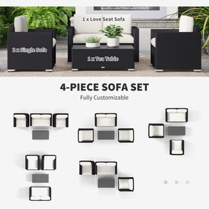Set di Mobili da Giardino con Diverse Pezzi per Vivere All'Aperto - Product Image 4