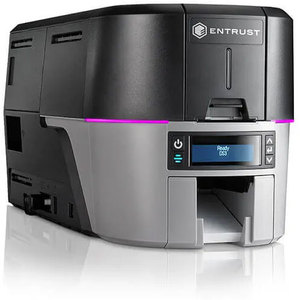 Entrust Sigma DS3 Single Side and Dual Side ID Card Printer with <b>USB</b> & <b>Ethernet</b> Interface and 300DPI Resolution - Product Image 4