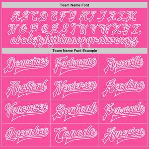 Custom White Pink Varsity Letterman Bomber <b>Jacket</b> Unisex Oversized Streetwear College Team Fashion Heavyweight Chenille Patch - Product Image 5