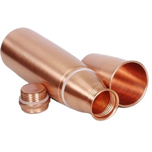 <b>Copper</b> Water <b>Bottle</b> Natural Hydration <b>Drinking</b> <b>Bottle</b> for Clean Water Storage and Healthy Living Routine - Product Image 1