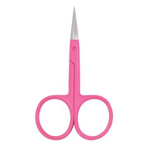 <b>Pink</b> Manicure Scissors Stainless Steel Blade Round Handle Cuticle Trimmer Beauty <b>Tools</b> for Adults - Product Image 1