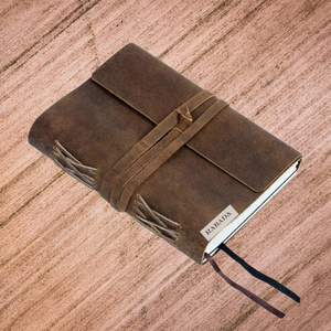 Premium Quality Leather Handmade Dairy Hardcover Leather Journal Diary Notepad With Wood-free Cotton Paper for Men & Women - Product Image 1