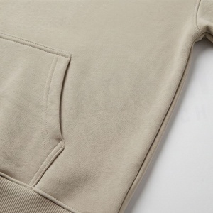 Sweat-shirt à capuche oversize pour femme en molleton de coton premium, motif uni, pour la saison automne-hiver - Product Image 5
