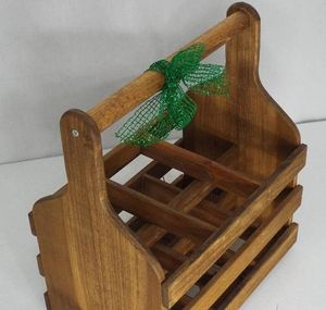 Handcrafted Wood Beer Tote Caddies Beer Carrier Beer Caddy Man Cave - Product Image 3