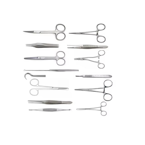 Juego de Cirugía Menor Premium de 13 Piezas, Acero Inoxidable de Grado Quirúrgico, Paquete de Operación Clínica, Kit de Reparación de Laceraciones - Product Image 2