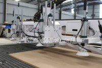 Machines de fabrication de meubles, routeur CNC M-shine 1530 pour le travail du bois, traitement multi-matériaux, lame de scie + couteau vibrant CCD