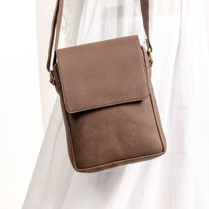 Bolsos cruzados de cuero genuino a la moda, de gran venta, para mujer, con cadena, de diseñador, de lujo, para viaje, bandolera. - Product Image 2