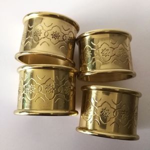 Juego de Servilleteros de Latón Macizo de Lujo, Hechos a Mano, Porta Servilletas Premium para Mesa, Decoración para Bodas, Restaurantes, Hoteles y Hogares - Product Image 1