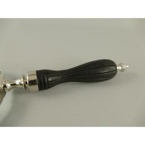 Loupe nautique à bordure argentée avec manche en bois, articles cadeaux de bureau et d'affaires - Product Image 4