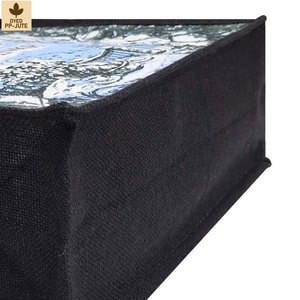 Bolsa de Compras de Yute Natural Laminado, 41x35x17 cm, Logotipo Personalizado, Venta al Por Mayor, OEM, Marca Privada, Pedido al Por Mayor, Modelo SS522-B - Product Image 6
