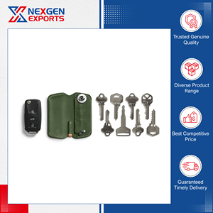 Llavero de Cuero PU Hecho a Mano de Primera Calidad, Fabricación de Alta Gama, Ecológico, Duradero, Personalizable, al por Mayor - Product Image 6