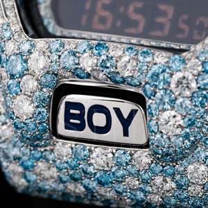 Reloj de pulsera estilo HipHop de alta calidad totalmente personalizado con bisel de moissanita VVS para hombre o mujer, reloj de diamantes hecho a mano. - Product Image 4