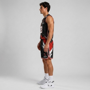 Uniforme de Baloncesto Unisex para Adultos, Colores Personalizados, Transpirable, Logotipo Personalizado, Superelástico, Alta Calidad, Nuevo Modelo, Venta al Por Mayor - Product Image 2