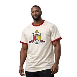 Maillot de football Kappa Alpha Psi Kream en tissu performant, coupe athlétique, avec écusson brodé à lettres grecques, vêtement de fraternité - Product Image 1