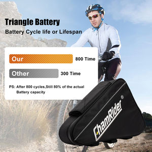 Pack de batteries lithium-ion triangulaires Chamrider 18650 Cell IP65 <span class=keywords><strong>48V</strong></span> 15Kwh pour vélo électrique - Product Image 3
