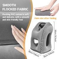 Oreiller de voyage gonflable portable 2026 pour le cou et la tête, idéal pour le bureau et l'avion – Agent de dropshipping Shopify