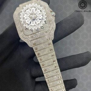 Reloj de Lujo Charm_Jewells, Rectangular, Dorado, 38mm, Analógico, Cuarzo, Bisel con Diamantes, para Hombre - Product Image 2