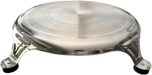 Presse à roti ronde en acier inoxydable avec poignée rotative |   Machine à chapati et roti indiens robuste pour la cuisine - Product Image 2