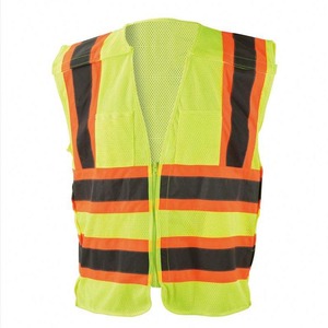 Gilet de sécurité personnalisable ANSI Classe 2 avec logo, imperméable, coupe-vent, grande taille, style décontracté, pour l'été et l'hiver, avec boutons décoratifs - Product Image 4
