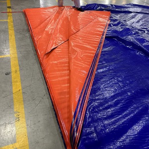 Rouleau de bâche en PE haute résistance, bleu et orange, grande durabilité, grande capacité, couleurs et tailles au choix, bâches imperméables - Product Image 3
